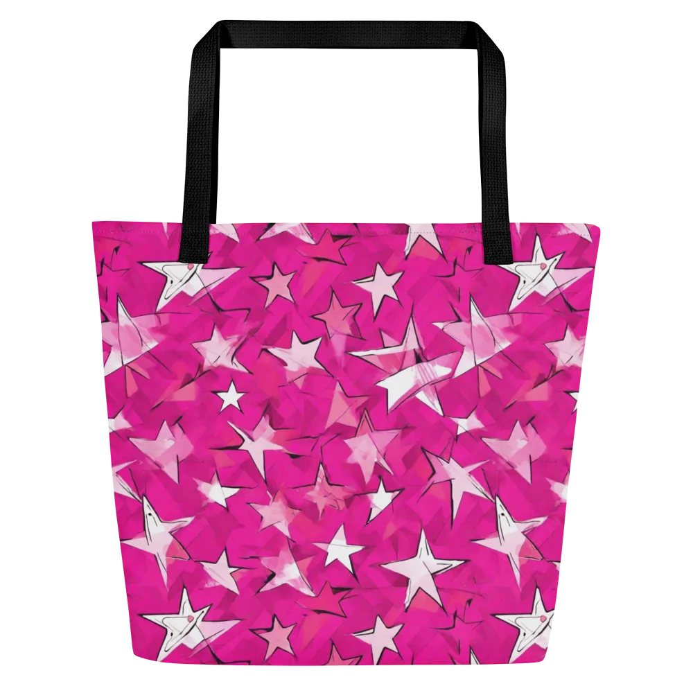 Cosmic Crush on Large Tote Bag W/ Pocket — Front