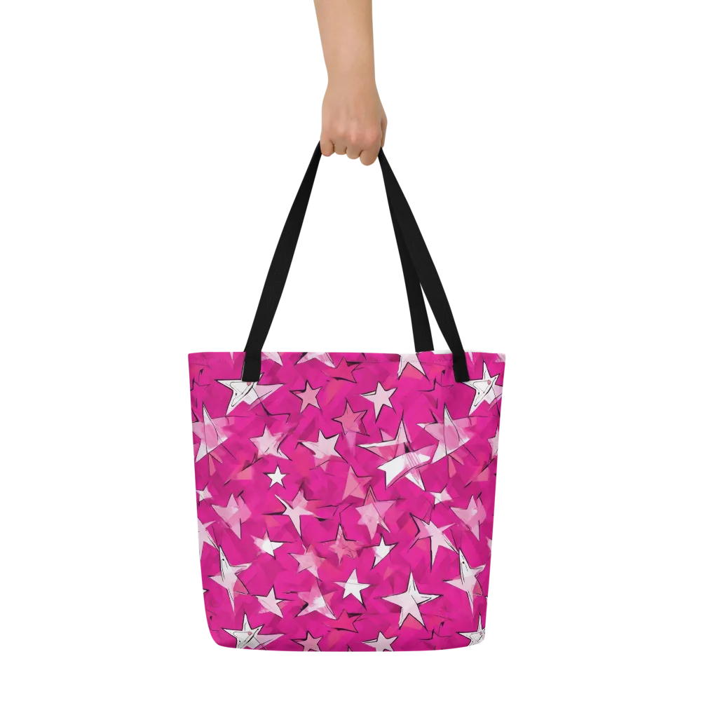Cosmic Crush on Large Tote Bag W/ Pocket — Front