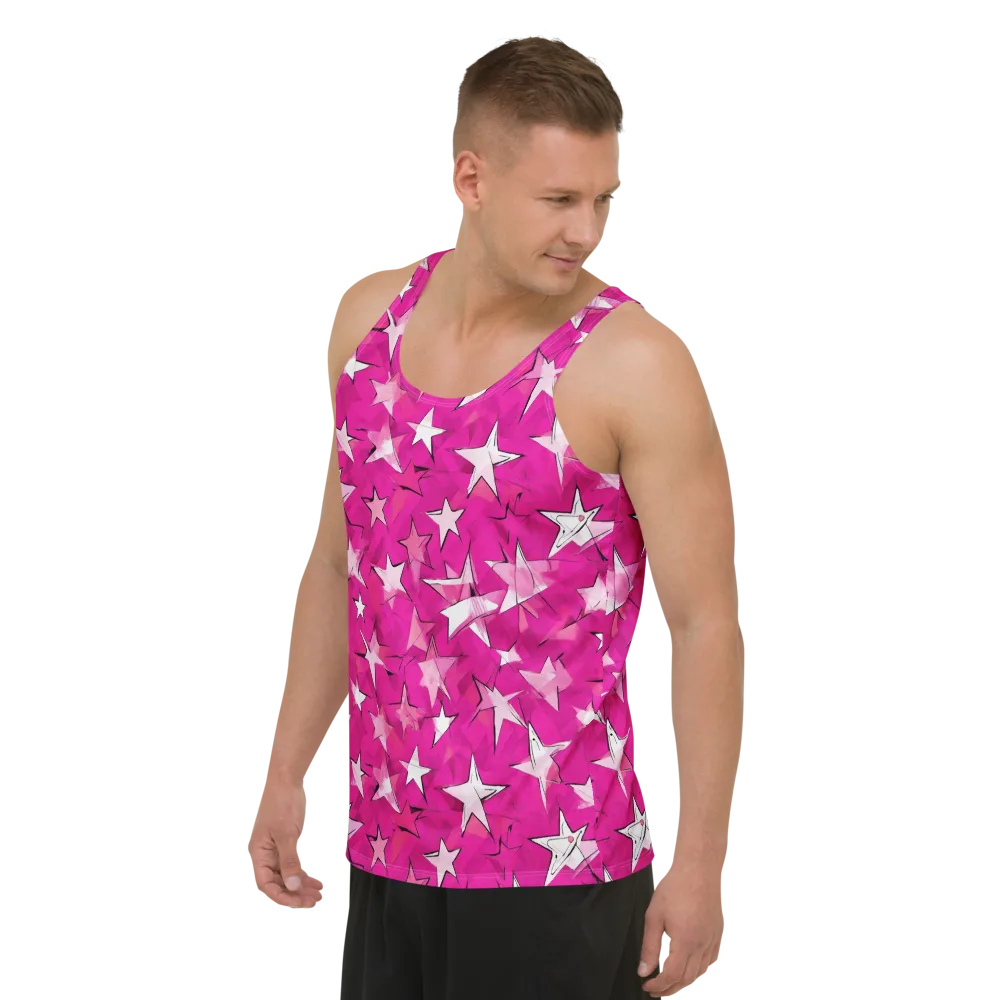 Cosmic Crush on Men's Tank Top — Left Front