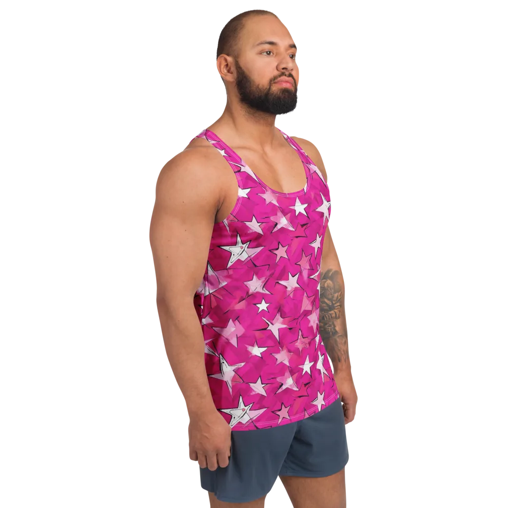 Cosmic Crush on Men's Tank Top — Right Front
