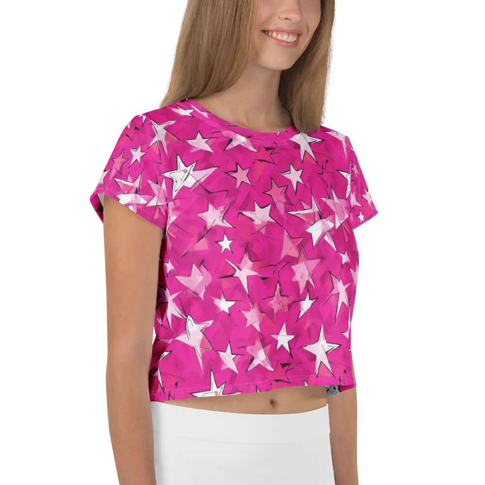 Cosmic Crush on Crop Tee — Right