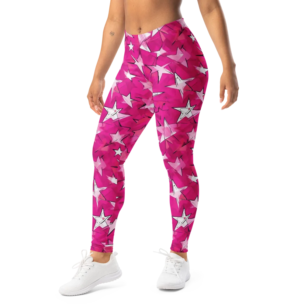 Cosmic Crush on Leggings — Left Front