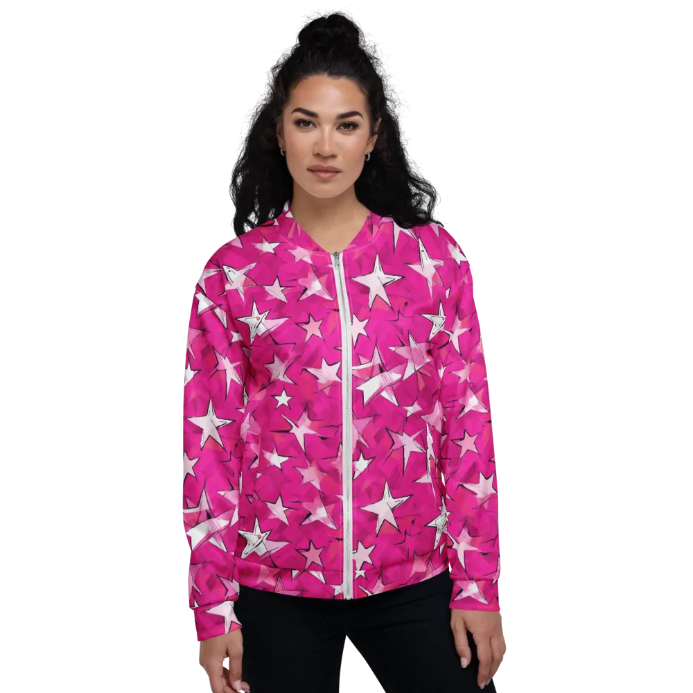 Cosmic Crush on Bomber Jacket — Front