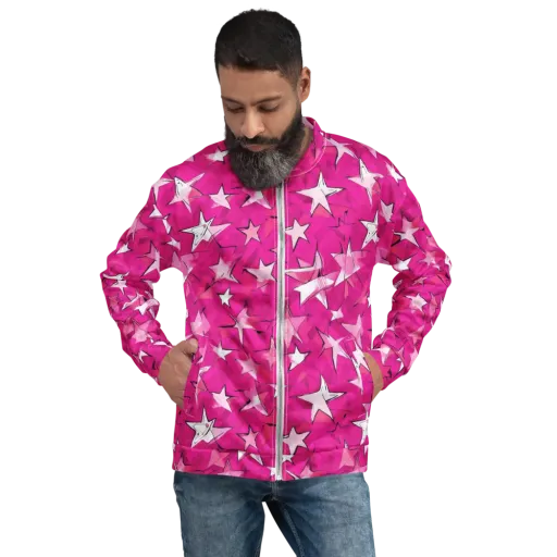 Cosmic Crush on a Bomber Jacket