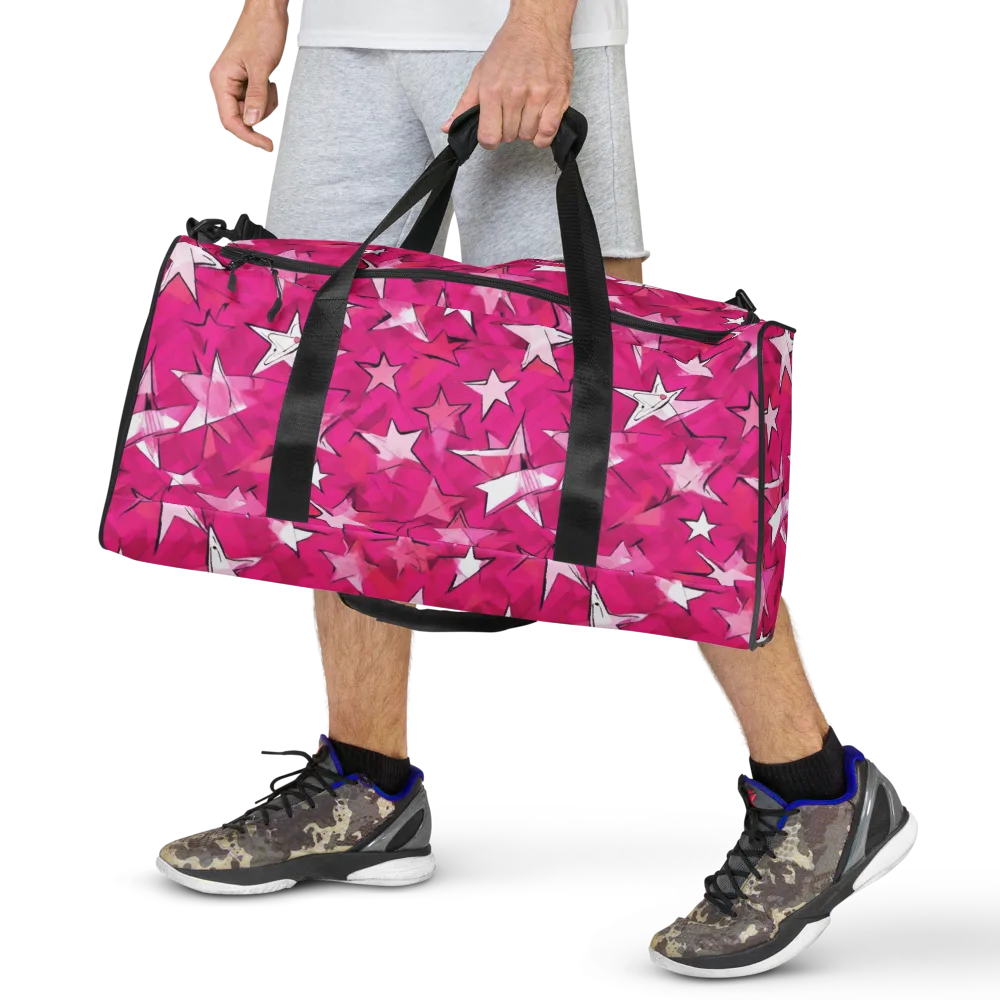 Cosmic Crush on Duffle Bag — Front