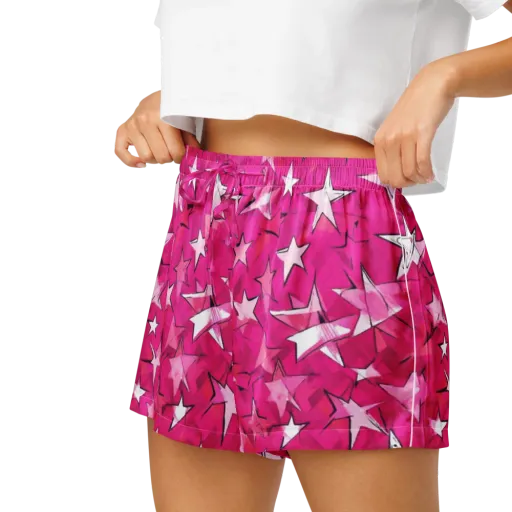 Cosmic Crush on a Women's Pajama Shorts