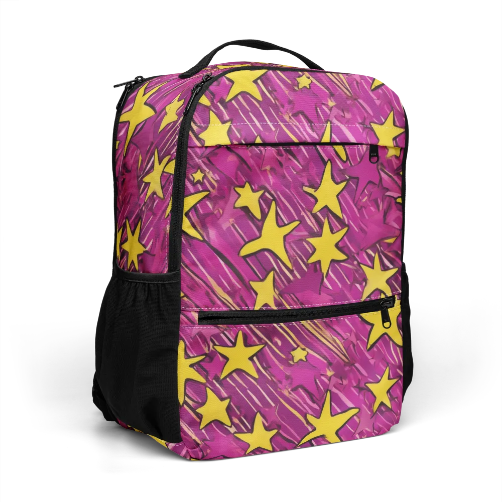 Electric Starburst on Utility Backpack — Right Front