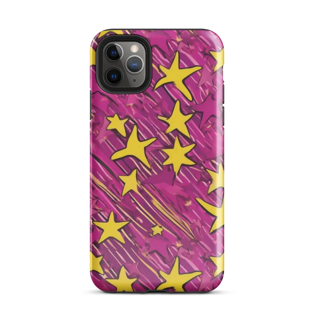 Electric Starburst on Tough Case for iPhone® — Front
