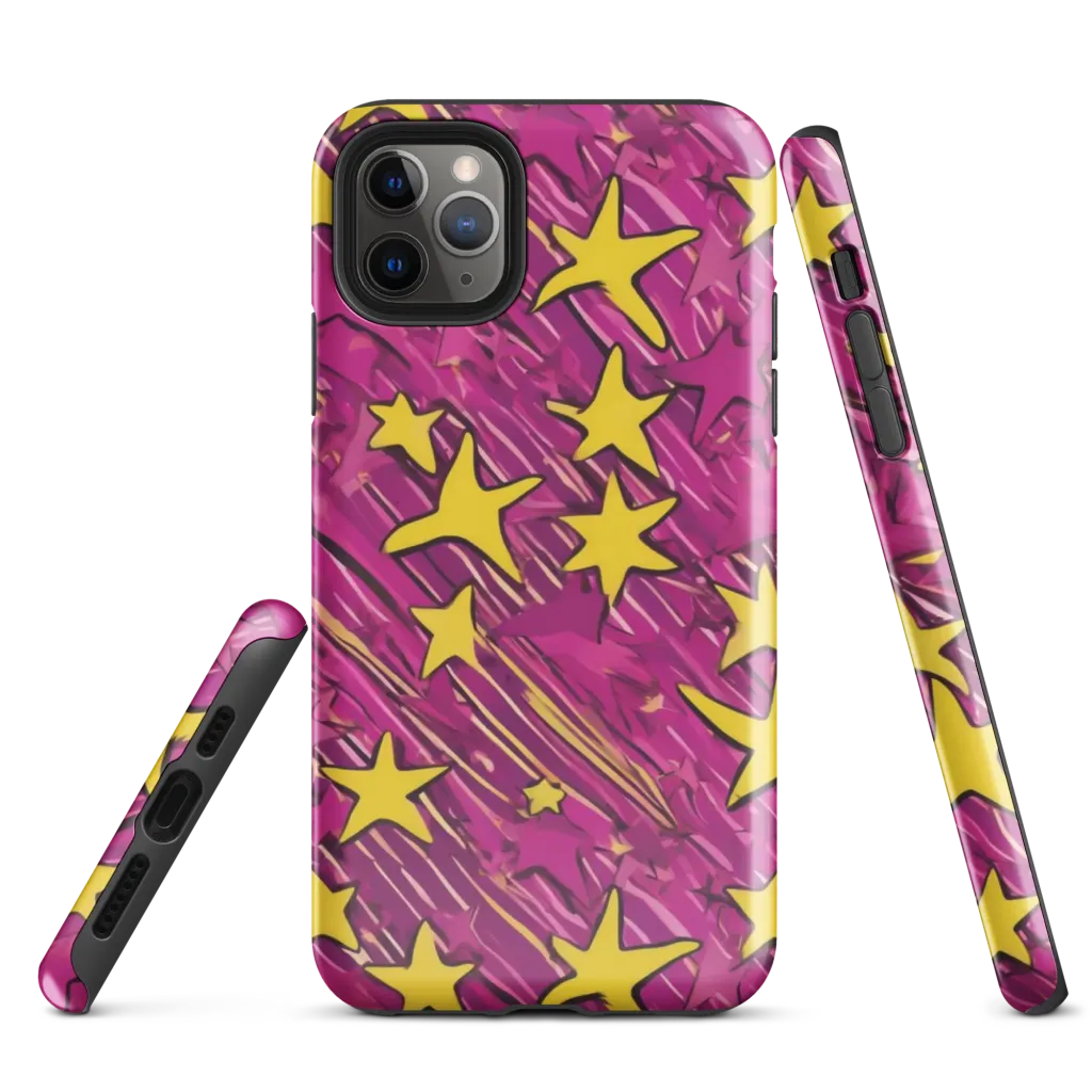 Electric Starburst on Tough Case for iPhone® — Front