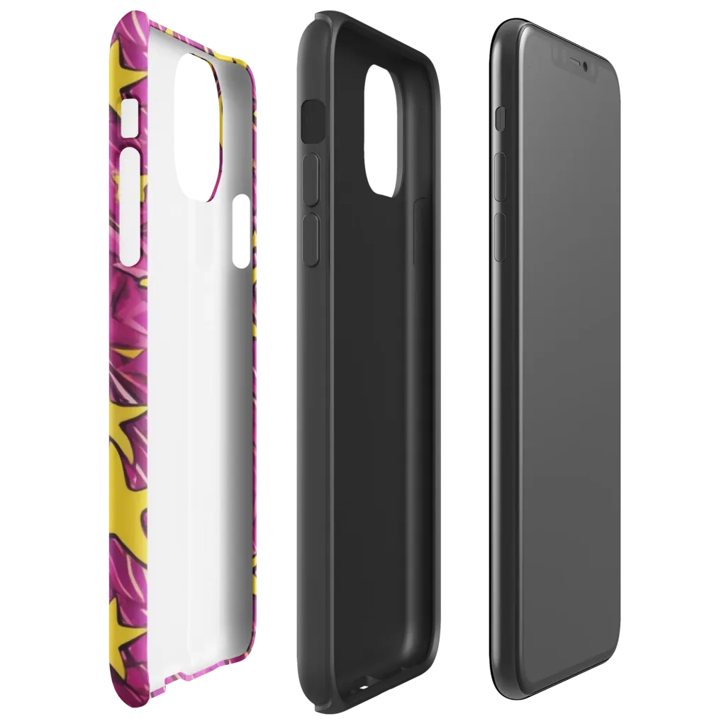 Electric Starburst on Tough Case for iPhone® — Right