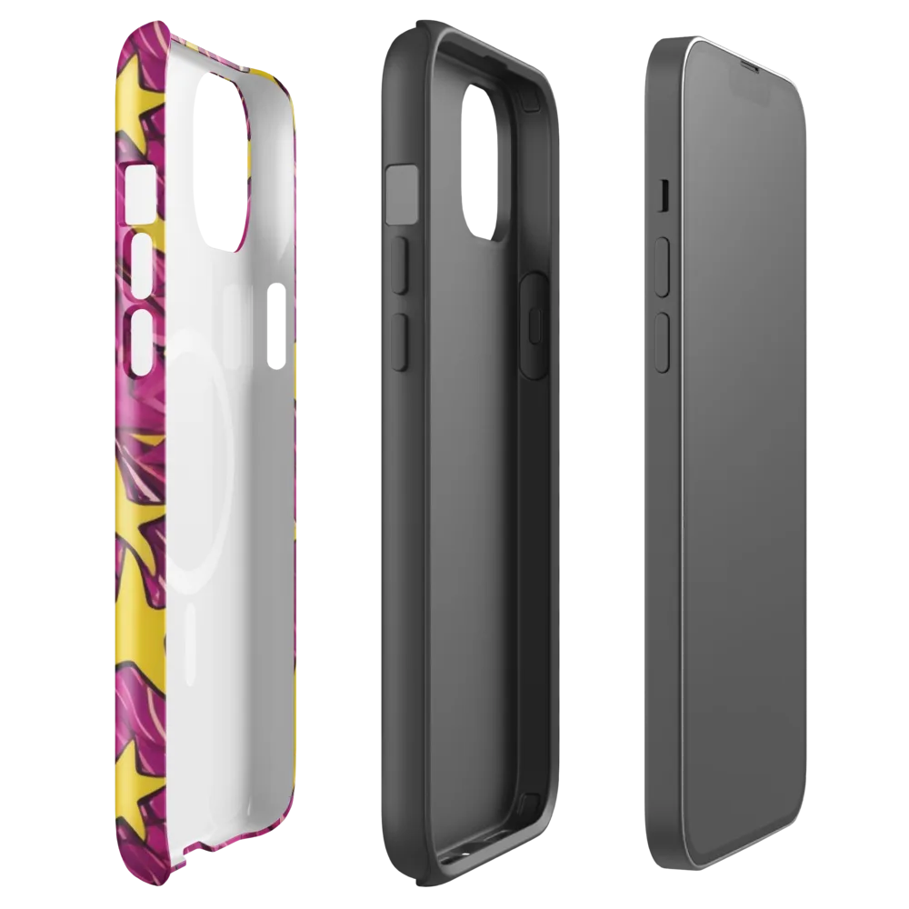 Electric Starburst on MagSafe Tough Case for iPhone® — Front