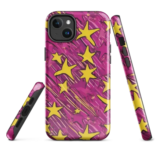 Electric Starburst on a MagSafe Tough Case for iPhone®