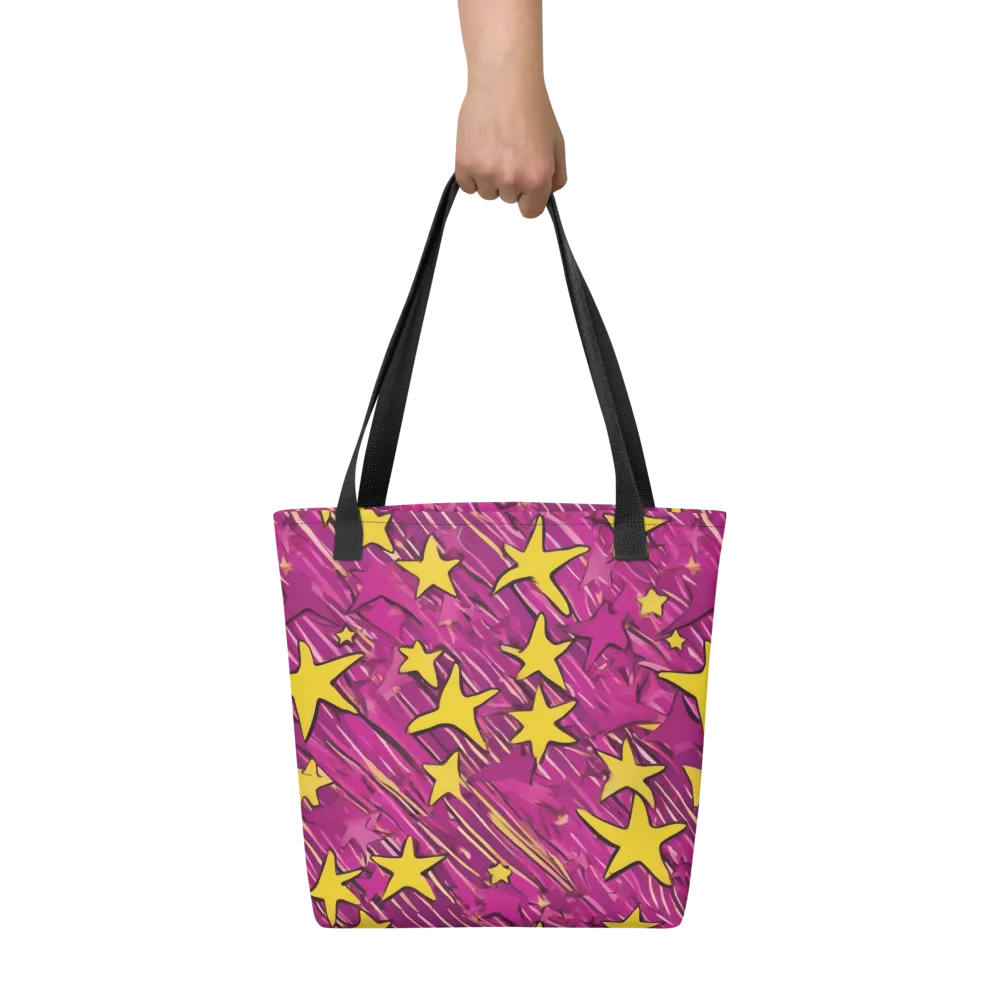 Electric Starburst on Tote Bag — Front