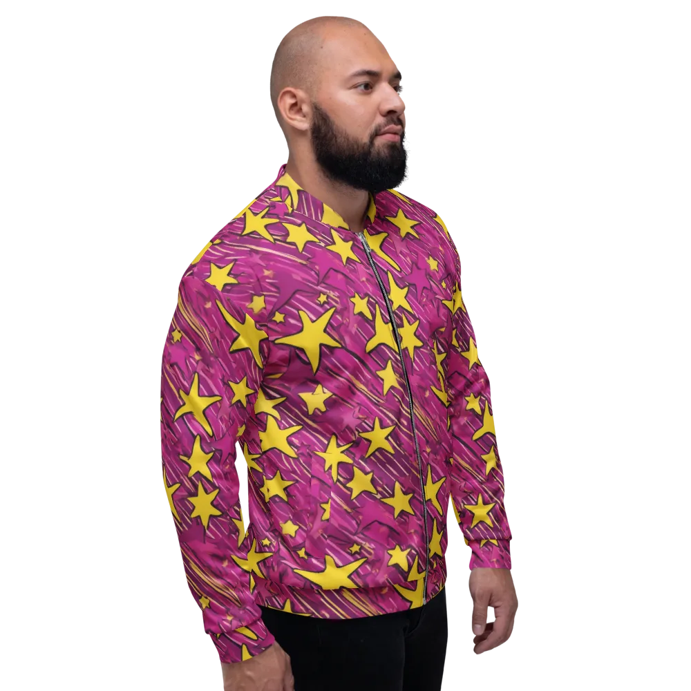 Electric Starburst on Bomber Jacket — Right