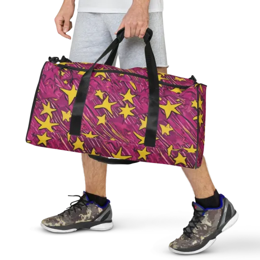 Electric Starburst on a Duffle Bag