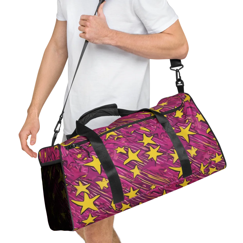 Electric Starburst on Duffle Bag — Right Front