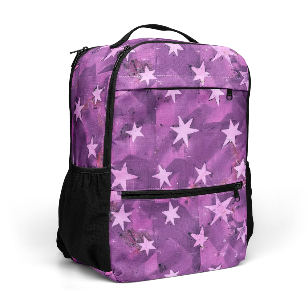 Cosmic Grape on Utility Backpack — Right Front