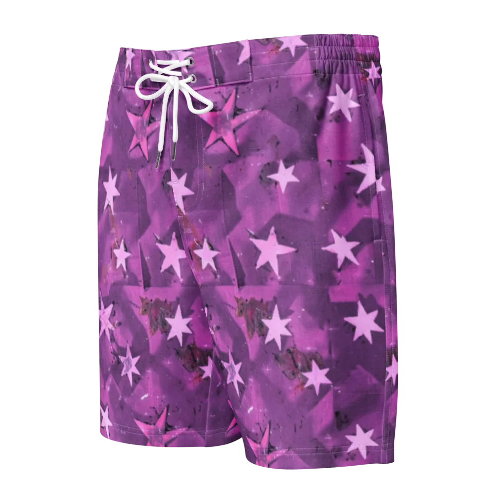 Cosmic Grape on Men's Board Shorts — Front