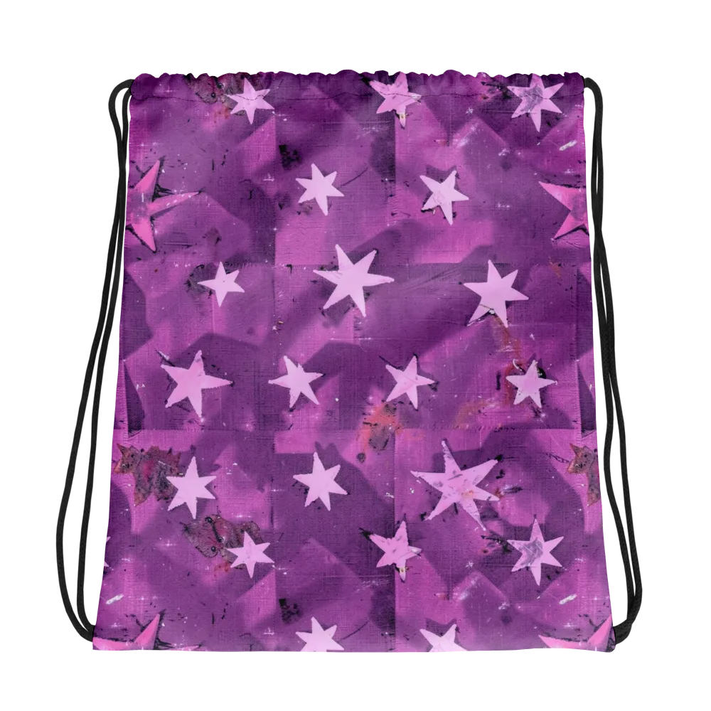 Cosmic Grape on Drawstring Bag — Photo
