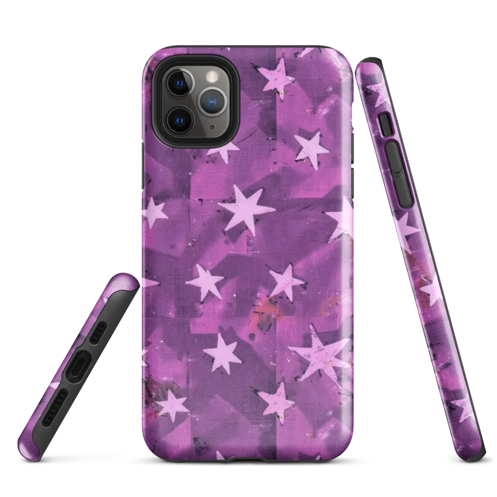 Cosmic Grape on Tough Case for iPhone® — Front