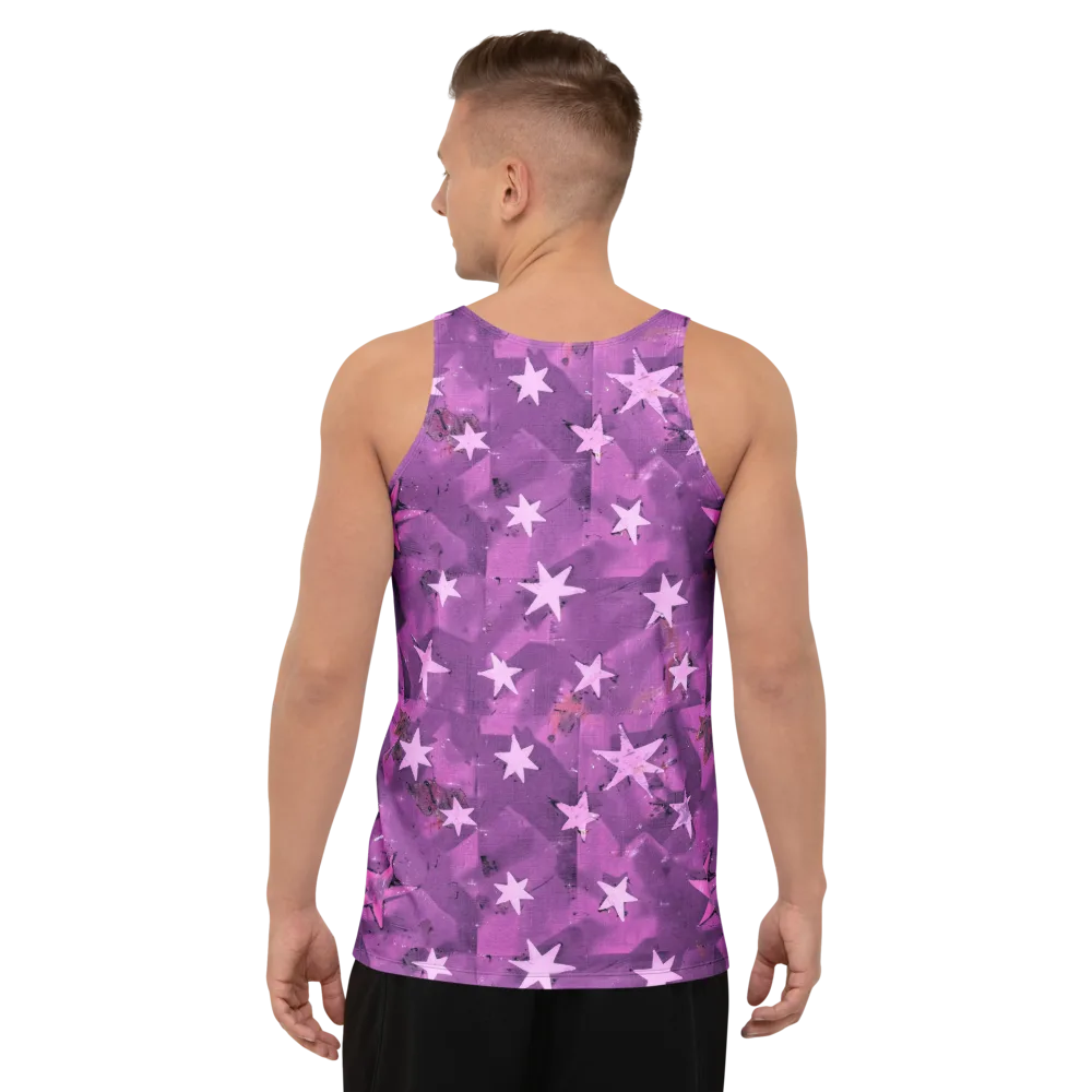 Cosmic Grape on Men's Tank Top — Back