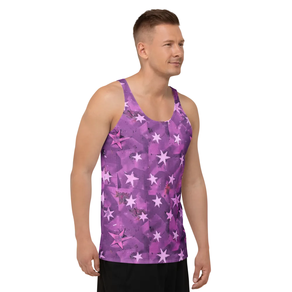 Cosmic Grape on Men's Tank Top — Right Front