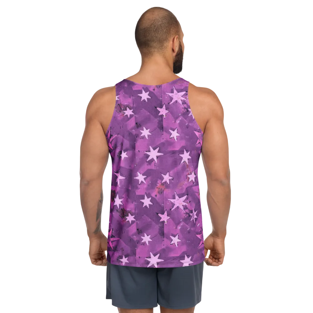Cosmic Grape on Men's Tank Top — Back