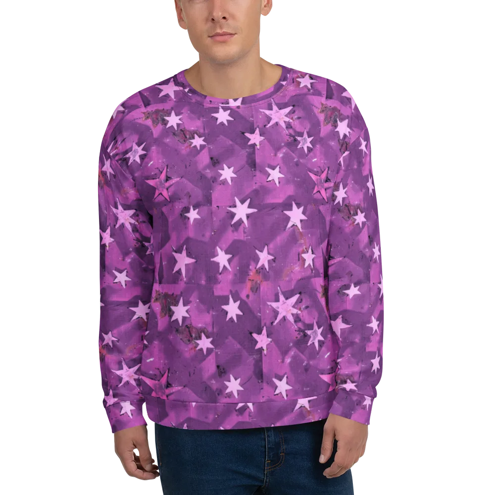 Cosmic Grape on Sweatshirt — Front