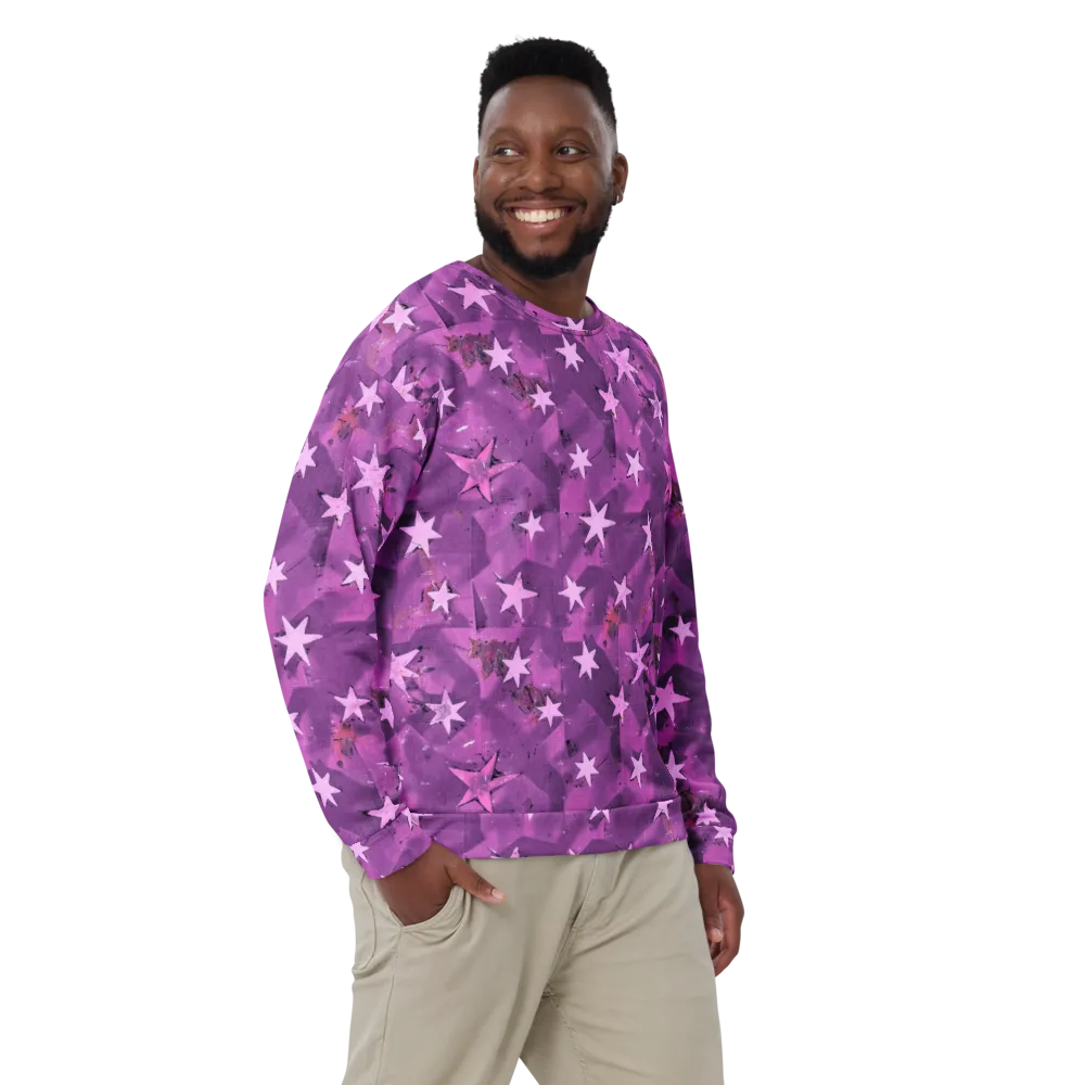 Cosmic Grape on Sweatshirt — Front