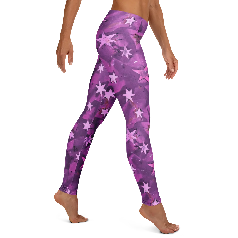 Cosmic Grape on Leggings — Right