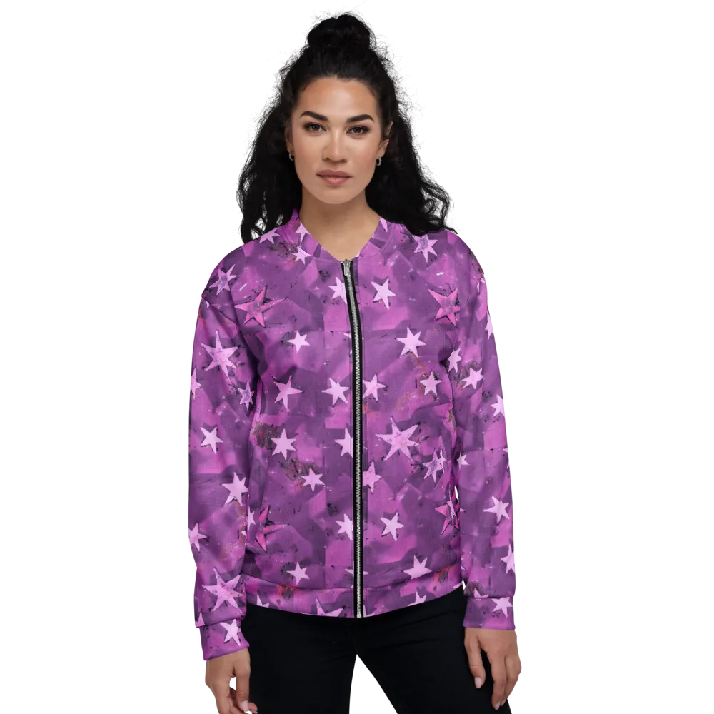 Cosmic Grape on Bomber Jacket — Front