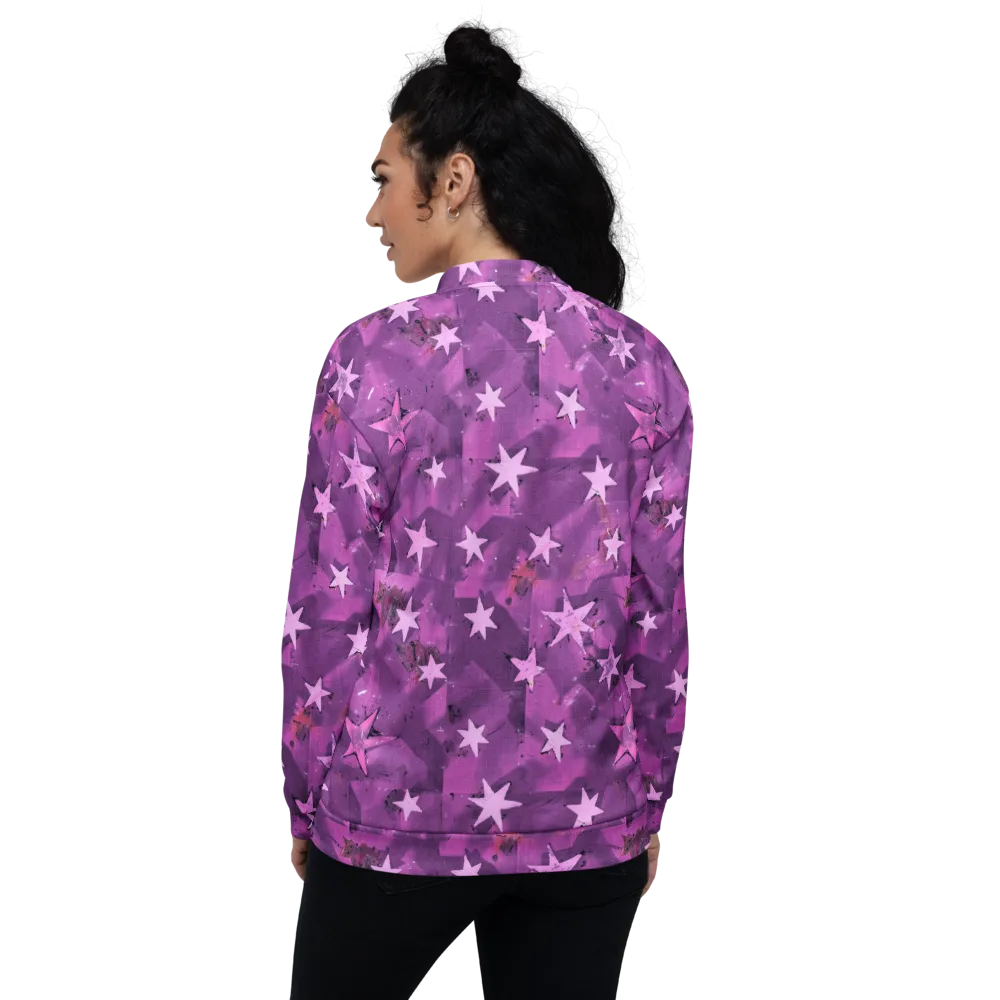Cosmic Grape on Bomber Jacket — Back