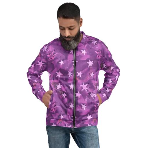 Cosmic Grape on a Bomber Jacket