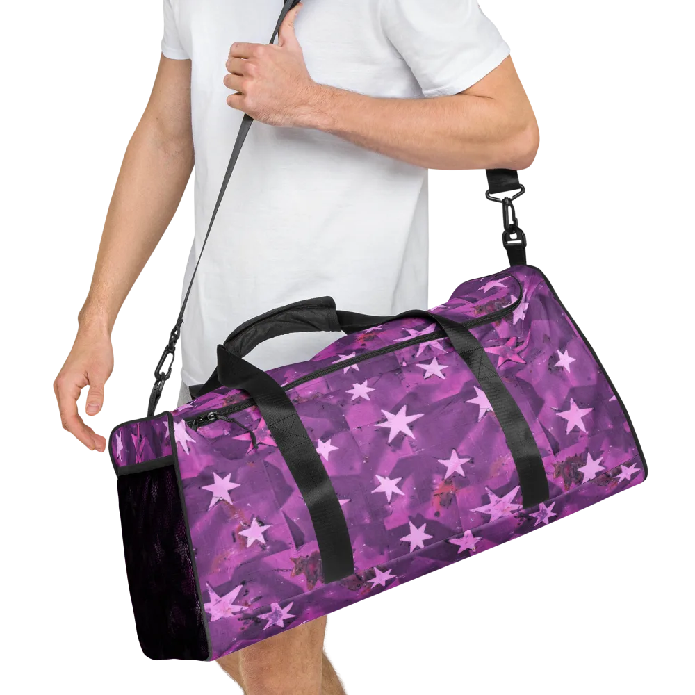 Cosmic Grape on Duffle Bag — Right Front