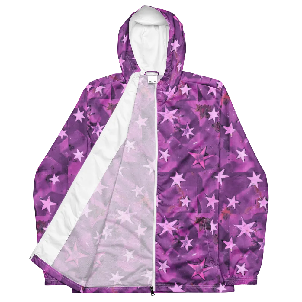 Cosmic Grape on Men's Windbreaker — Front