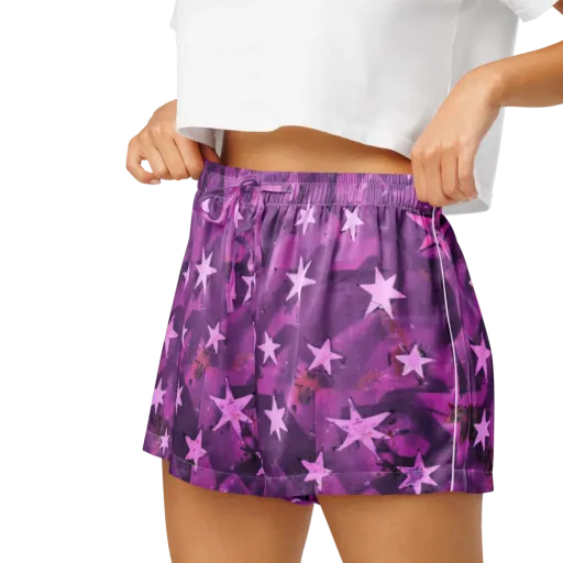 Cosmic Grape on a Women's Pajama Shorts