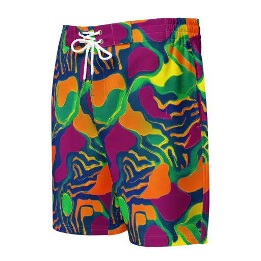 Magma Garden on a Men's Board Shorts