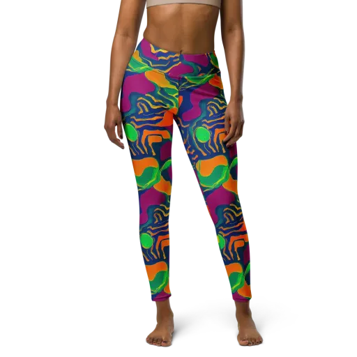 Magma Garden on a Yoga Leggings