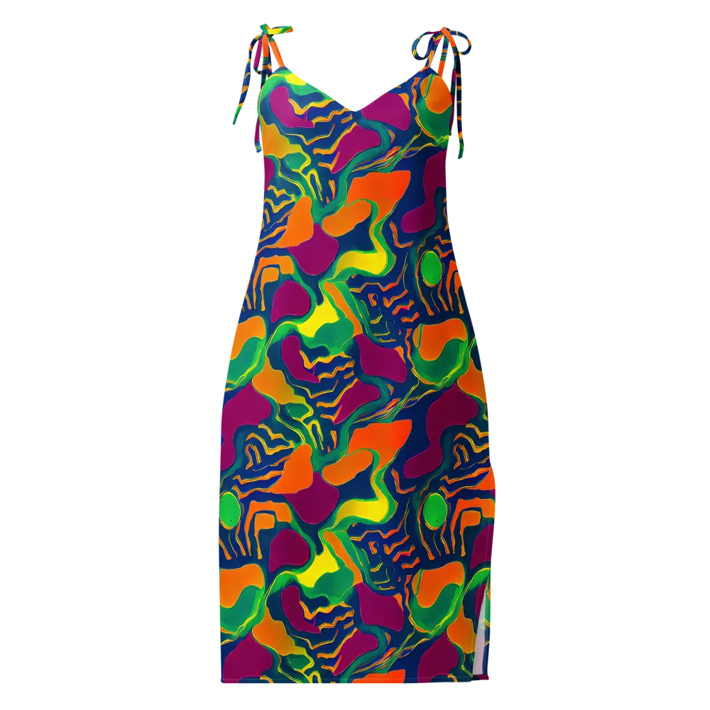 Magma Garden on Slip Dress — Front