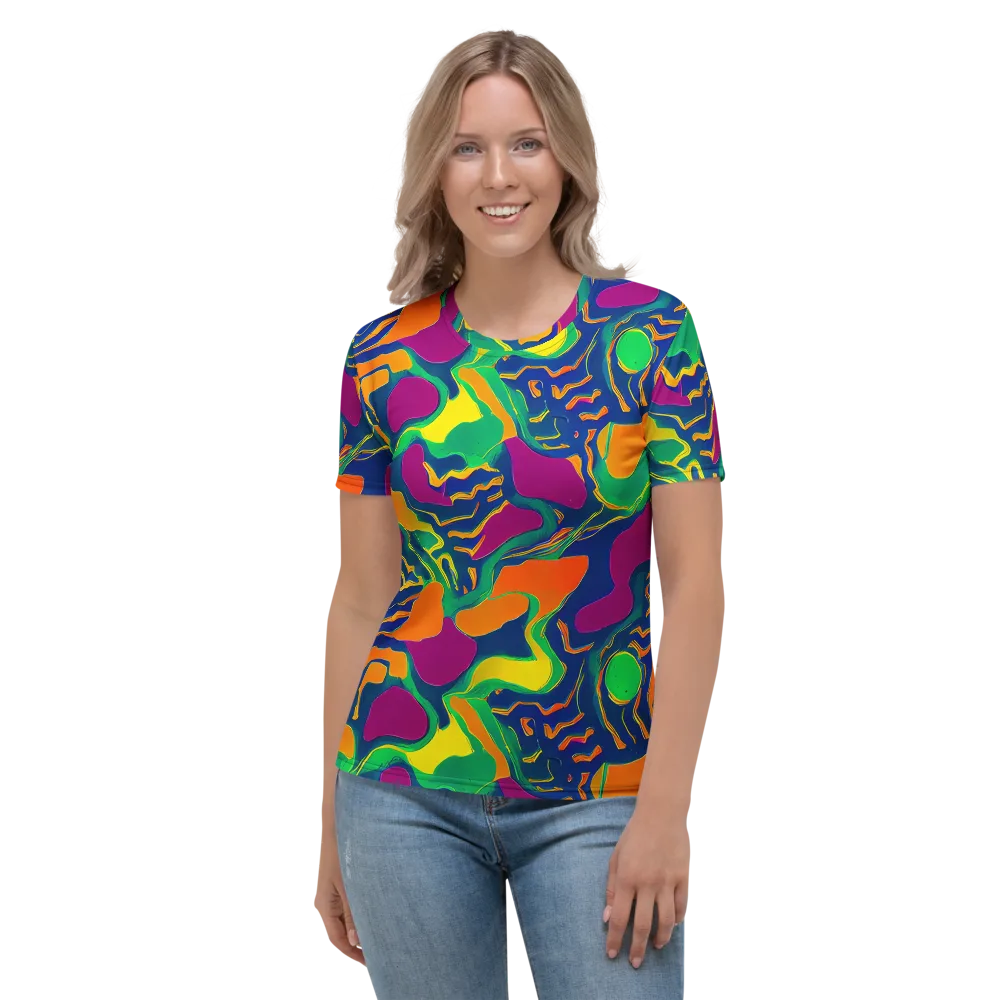 Magma Garden on Women's Crew Neck T-Shirt — Front