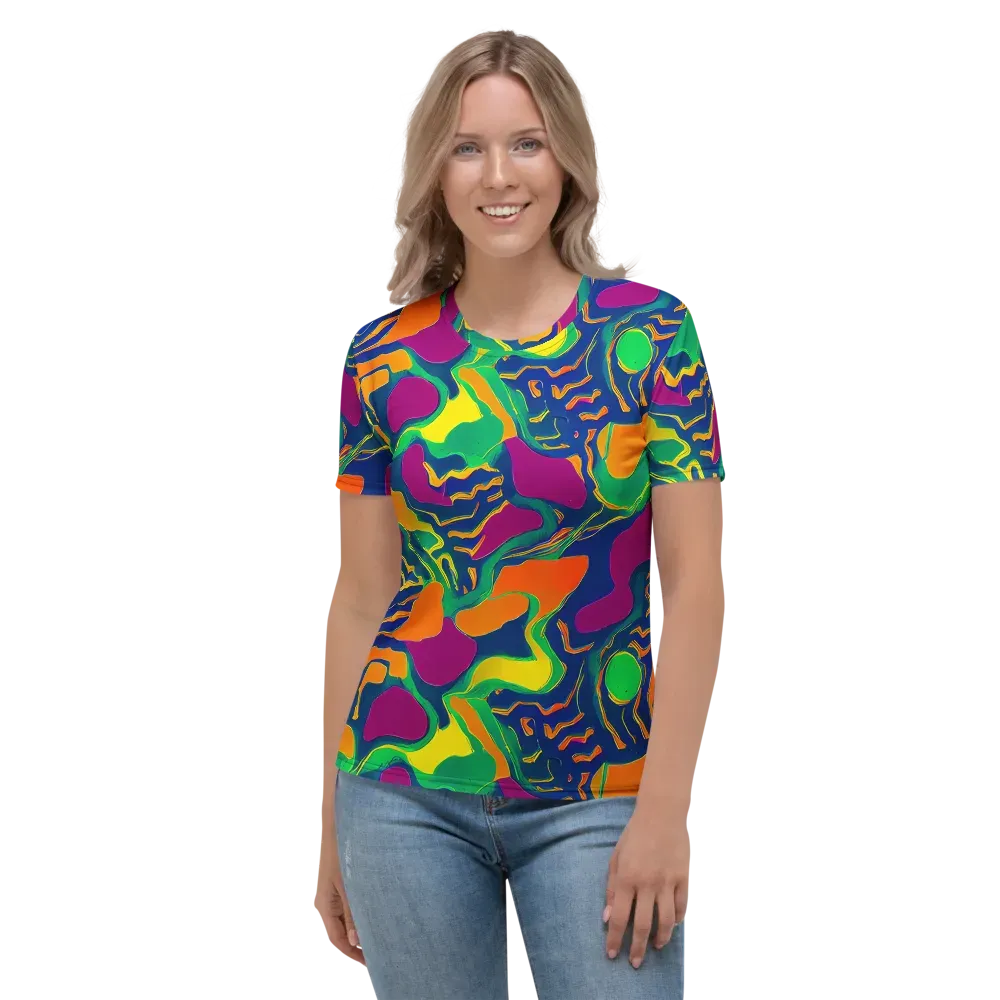 Magma Garden on Women's Crew Neck T-Shirt — Front