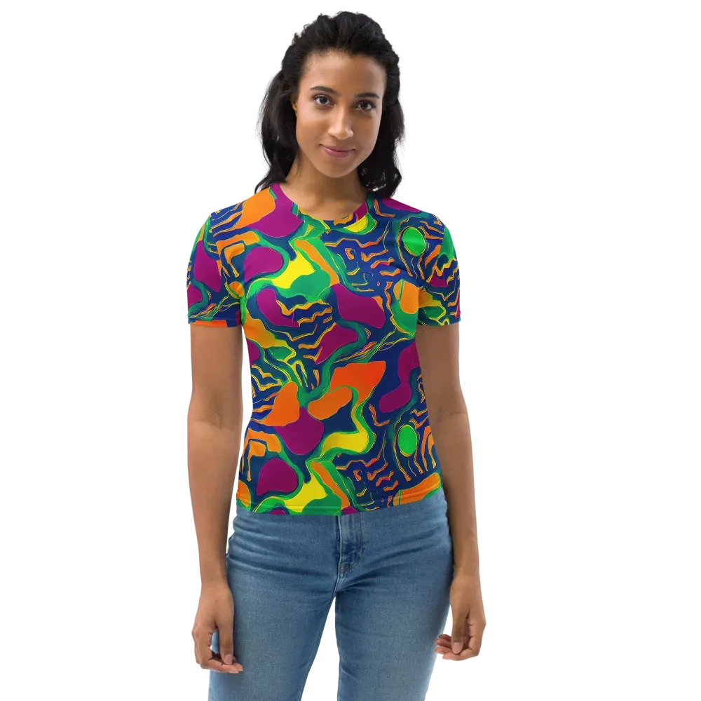Magma Garden on Women's Crew Neck T-Shirt — Front