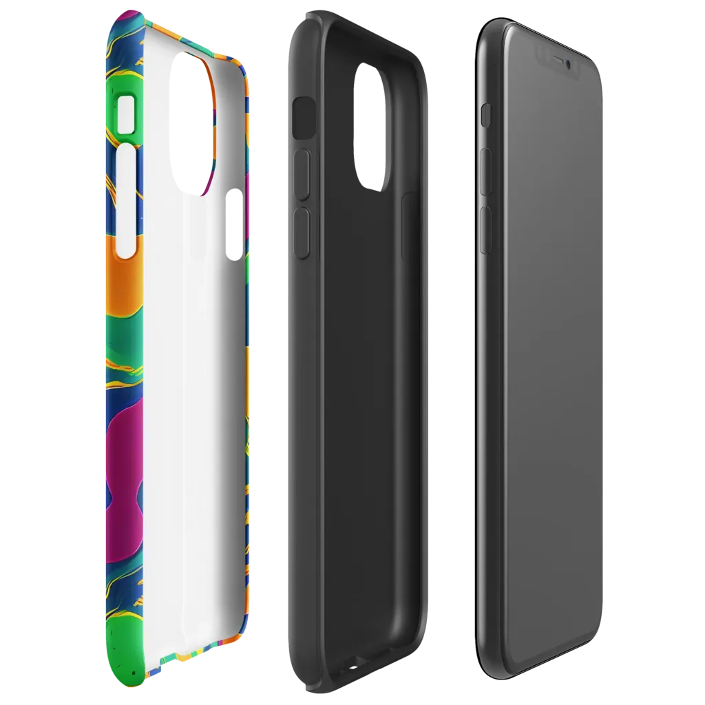 Magma Garden on Tough Case for iPhone® — Right