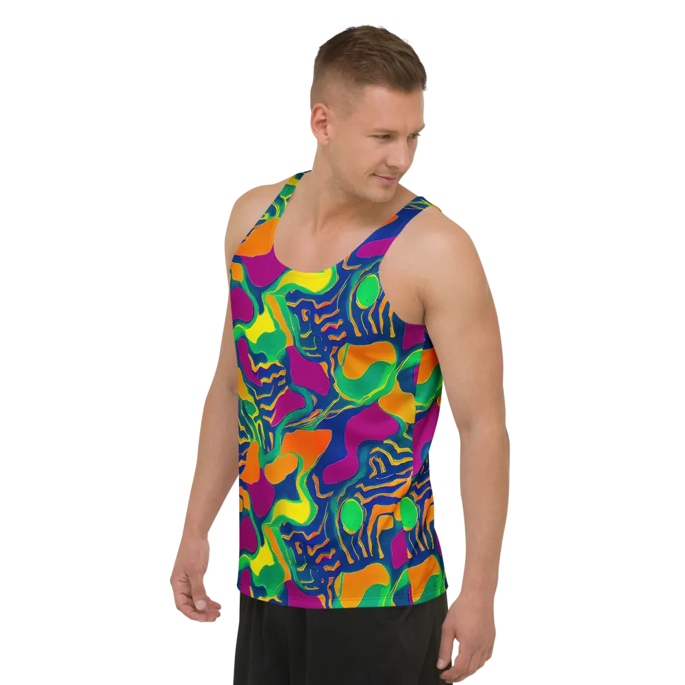 Magma Garden on Men's Tank Top — Left Front