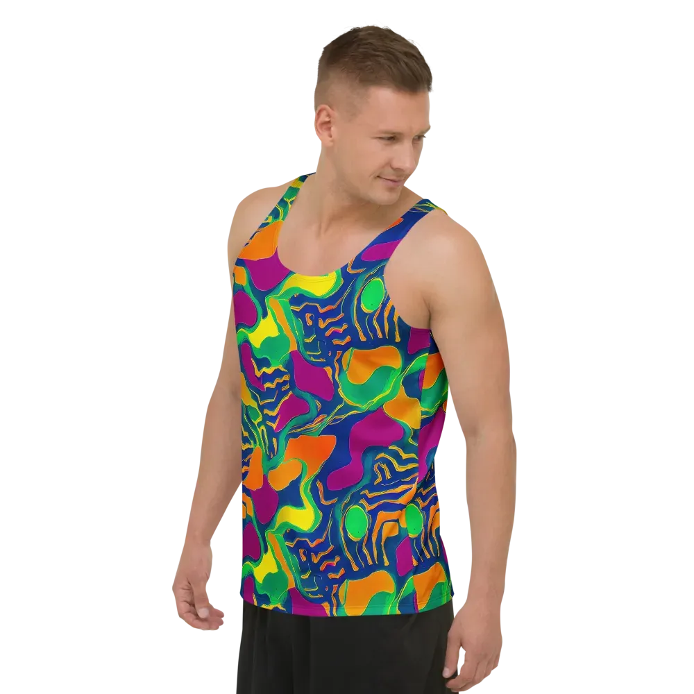 Magma Garden on Men's Tank Top — Left Front
