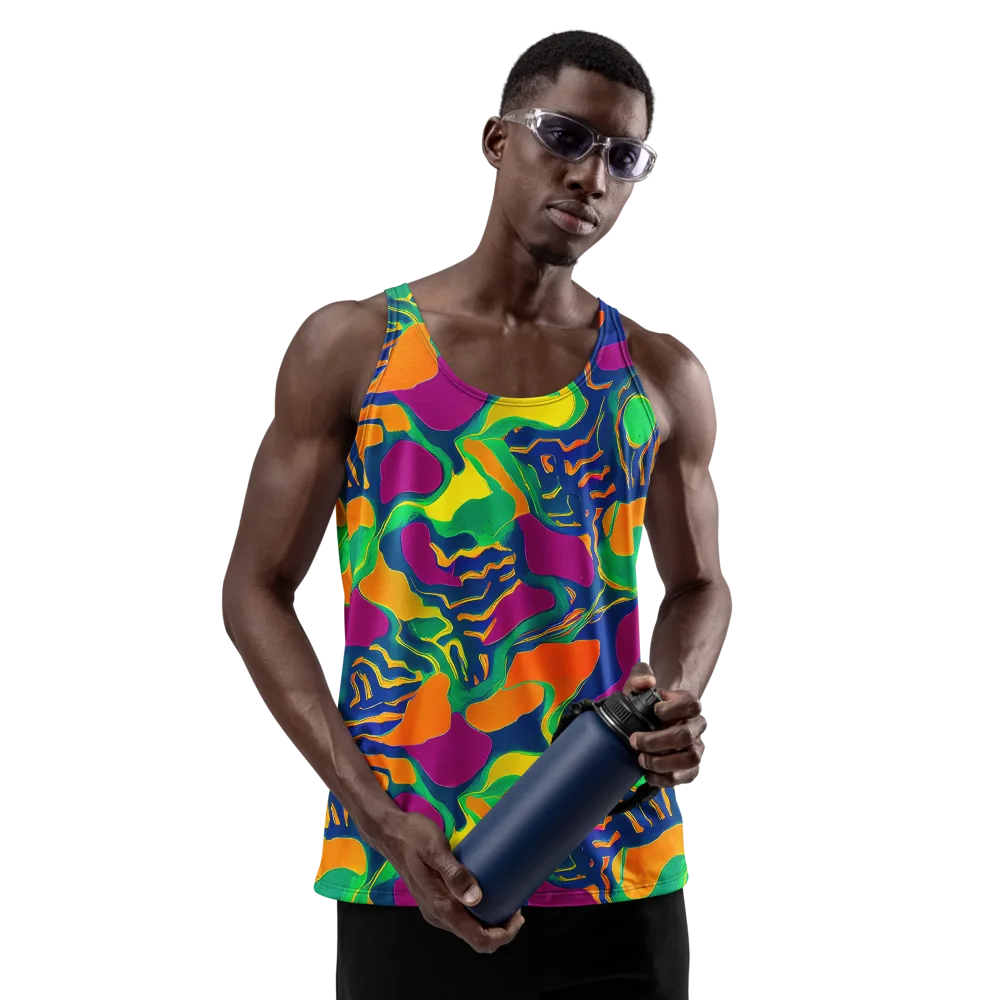 Magma Garden on Men's Tank Top — Front