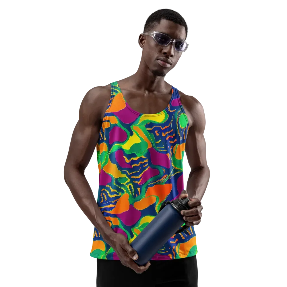 Magma Garden on Men's Tank Top — Front