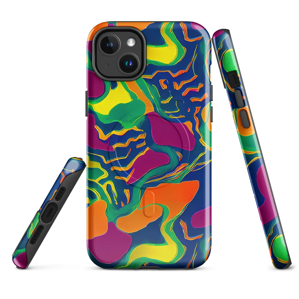 Magma Garden on MagSafe Tough Case for iPhone® — Front