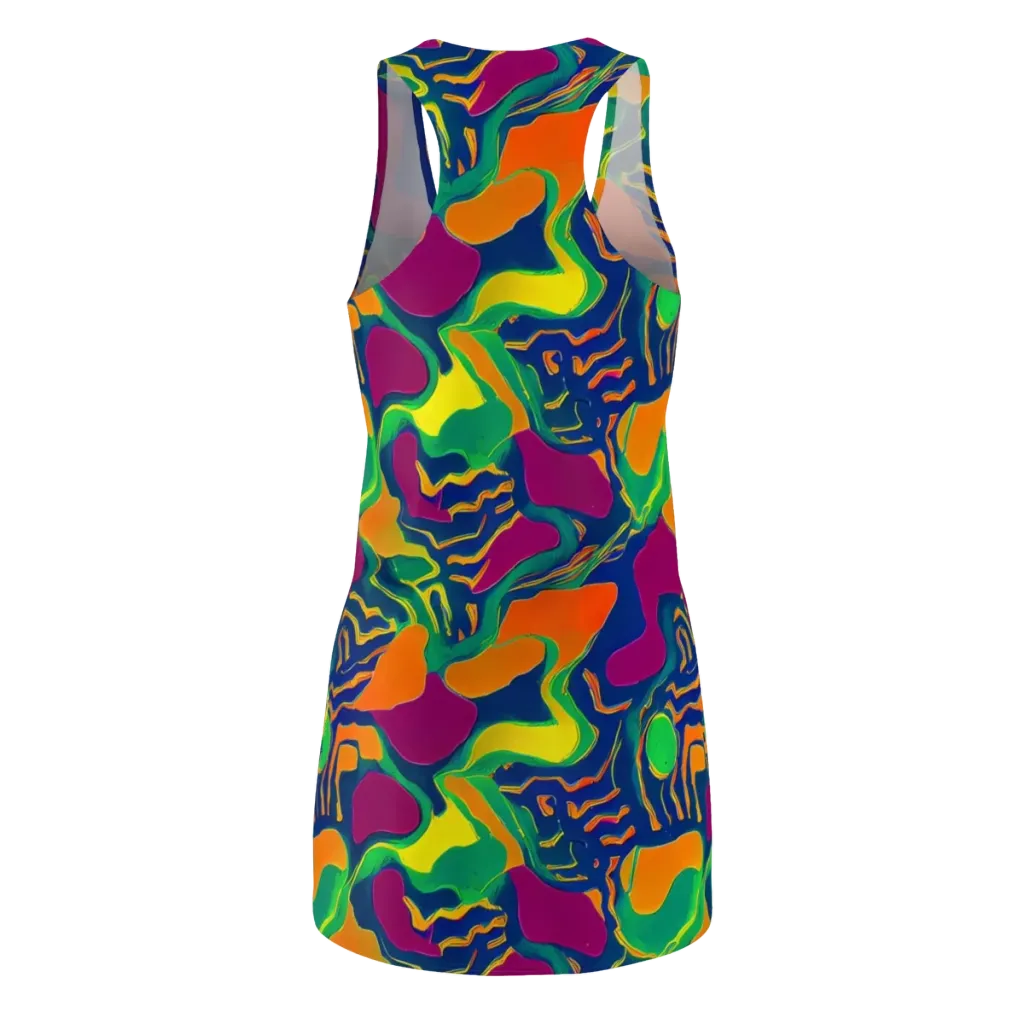 Magma Garden on Racerback Dress — Back