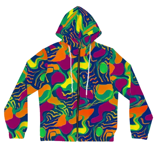 Magma Garden on a Women's Full-Zip Hoodie